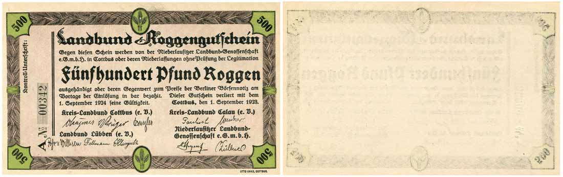 Notgeld Cottbus